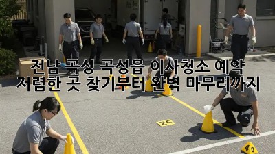 전남 곡성 곡성읍 이사청소 예약: 저렴한 곳 찾기부터 완벽 마무리까지! ✨